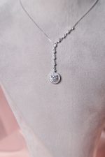 Y Model Zirkon Taşlı Tektaş Kolye Özel Seri Silver 925 Ayar Gümüş - Görsel 2