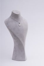 Zirkon Taşlı Kalpli Charm Kolye Silver 925 Ayar Gümüş - Görsel 4