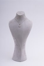 Zirkon Taşlı Kalpli Charm Kolye Silver 925 Ayar Gümüş - Görsel 5